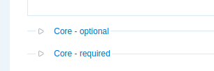 disable modules